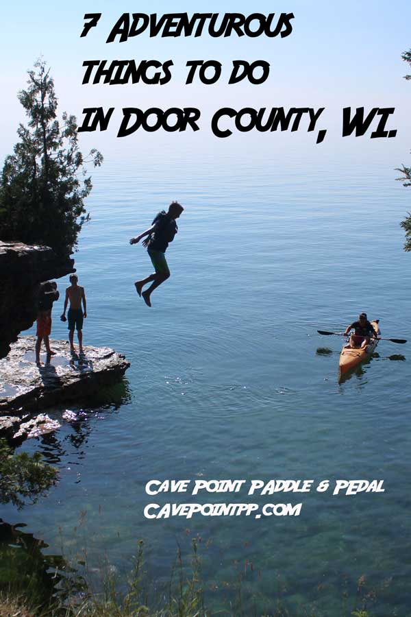 7-adventurous-things-to-do-in-door-county cave point county park drone photo